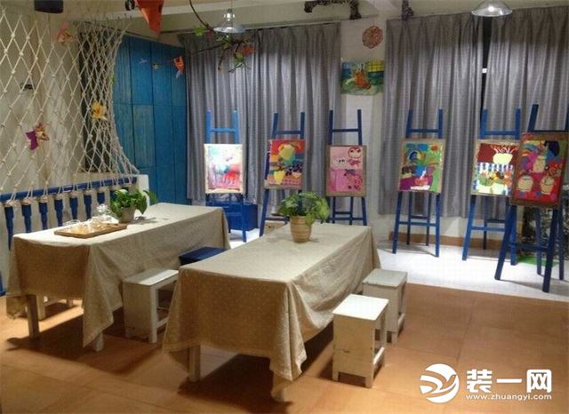 儿童画室装修效果图